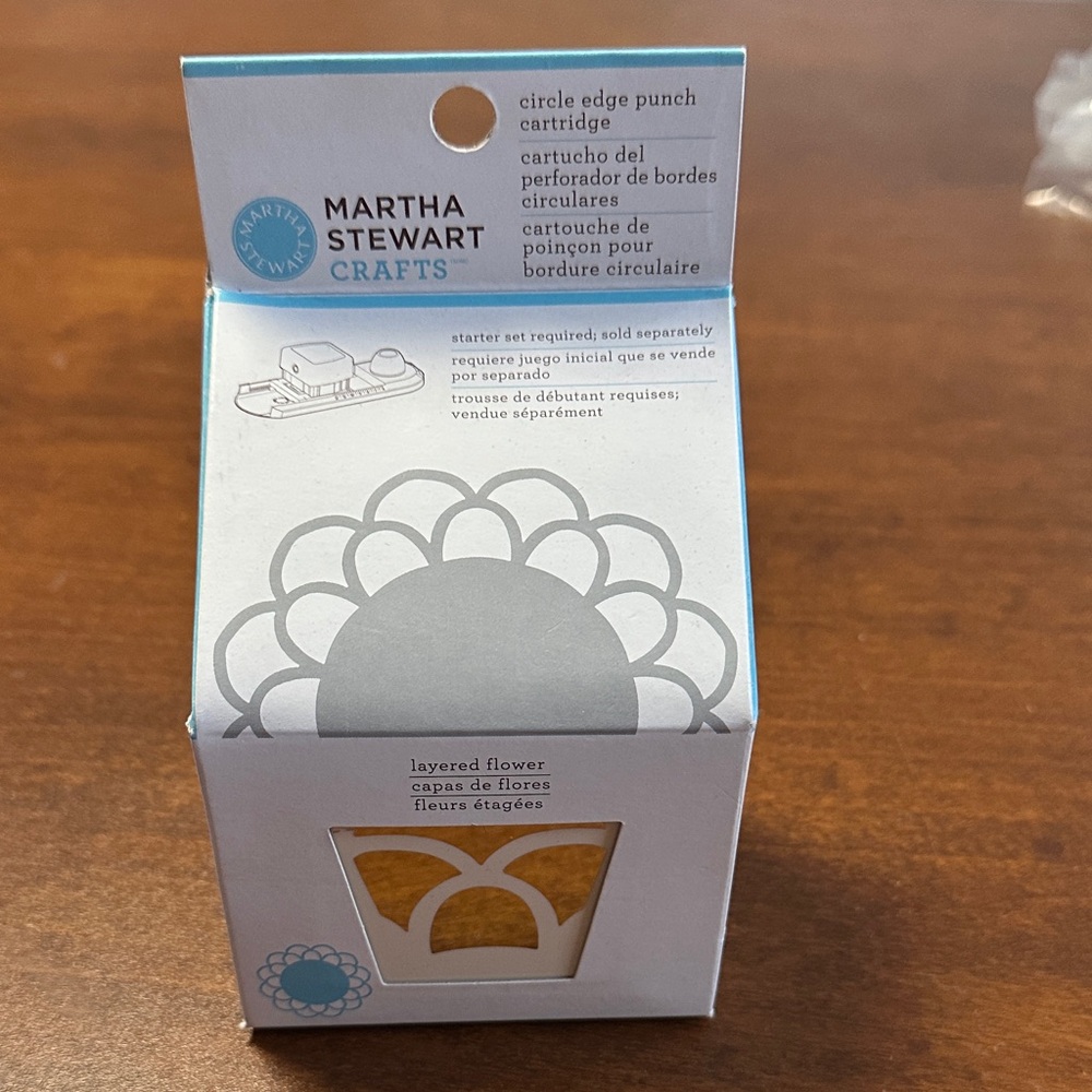 Martha Stewart Circle Edge Punch Cartridge Starter Set Required sold separat